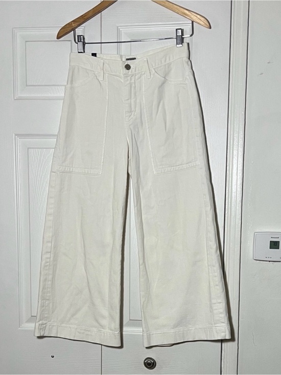 Citizens Of Humanity Denim - Citizens Of Humanity White Wide
Leg Crop Jean Women's 26